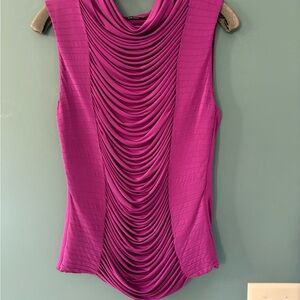 Elegant Magenta Sleeveless Top